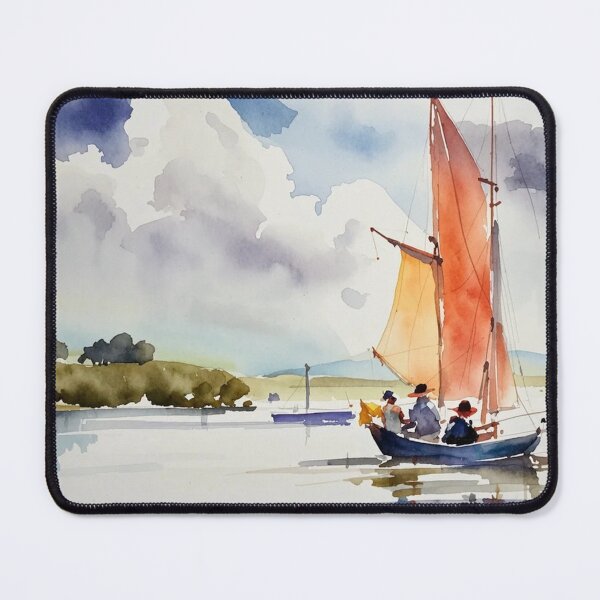 Item preview, A day at galmpton creek2(watercolour + AI) designed and sold by artsmeow.