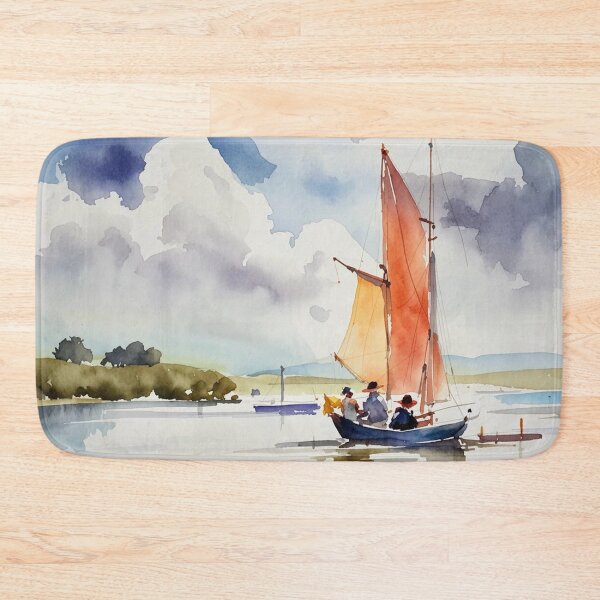 Item preview, A day at galmpton creek2（watercolour + AI） designed and sold by artsmeow.