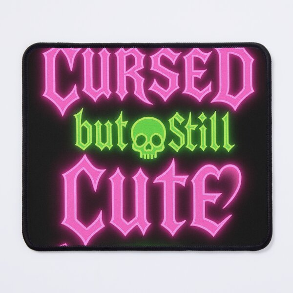 Item preview, Cursed but Still Cute (Witchcore Neon) designed and sold by Dark Witchery.