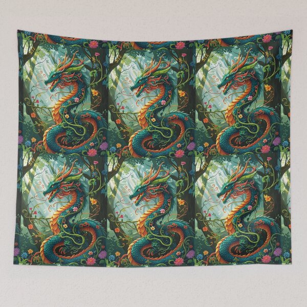 Item preview, Eastern Forest Dragon Pattern designed and sold by PatronesKawai.