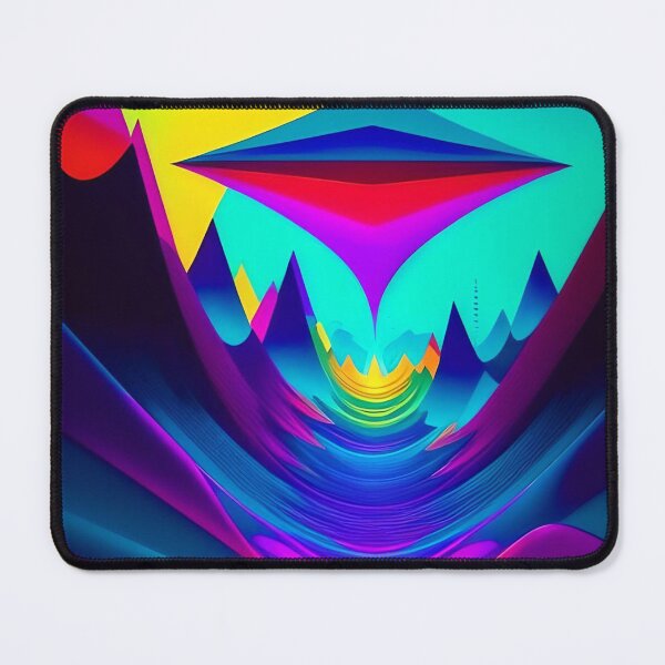Item preview, Neon Horizon Roadway Abstract Art designed and sold by Esterlane.