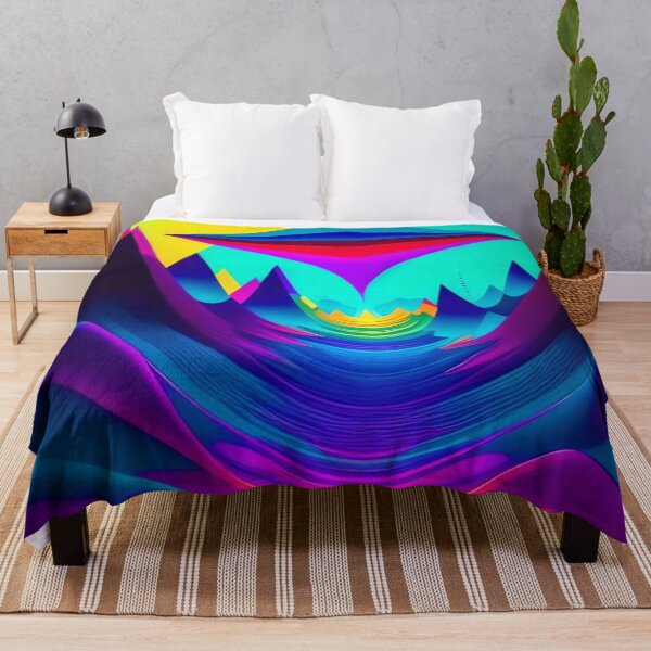 Item preview, Neon Horizon Roadway Abstract Art designed and sold by Esterlane.