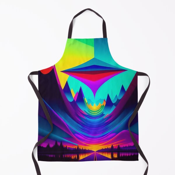 Item preview, Neon Horizon Roadway Abstract Art designed and sold by Esterlane.