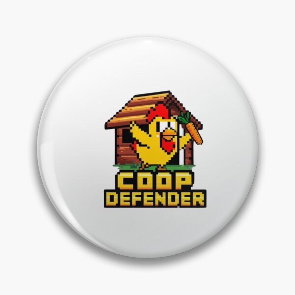Item preview, Retro Coop Defender Logo designed and sold by LiquidFunGames.