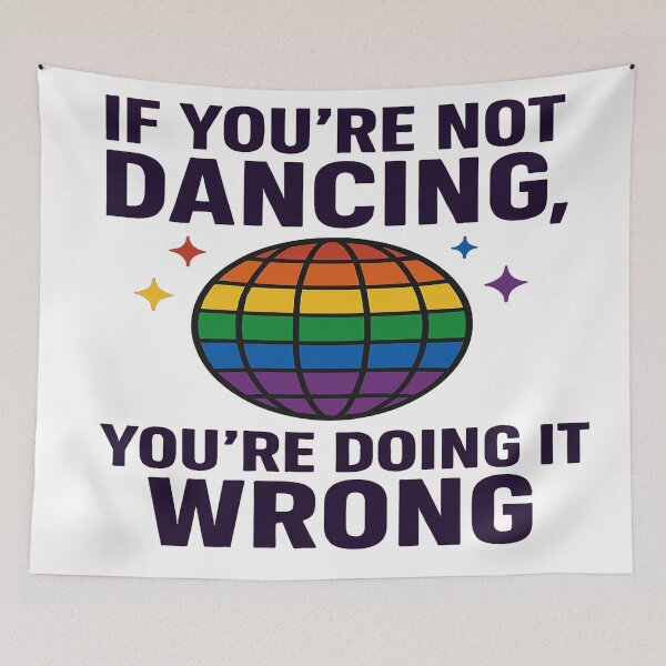 Item preview, Rainbow Globe Dance Vibe - Pride Celebration designed and sold by Owcomm.
