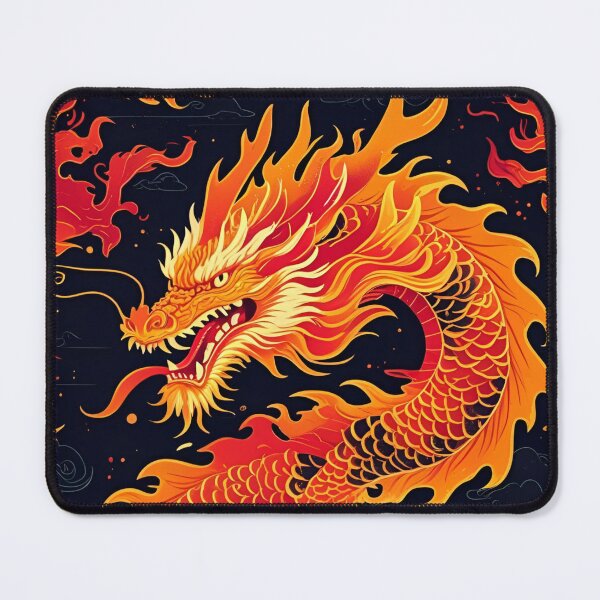 Item preview, Eastern Fire Dragon Pattern designed and sold by PatronesKawai.
