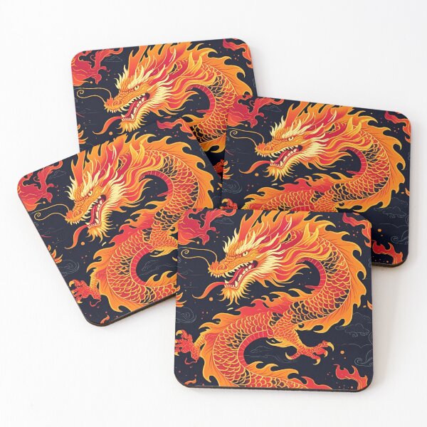 Item preview, Eastern Fire Dragon Pattern designed and sold by PatronesKawai.