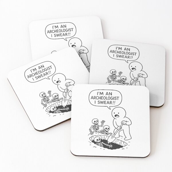 Artikelvorschau, Geschenk für lustige Archäologen, die verdächtige Dinge tun entworfen und verkauft von The Nerd Gift Source.
