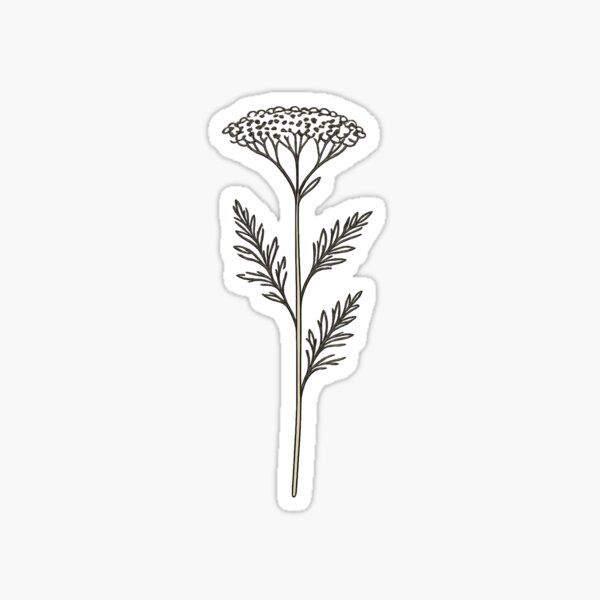 Item preview, Yarrow – Minimalist Botanical Line Art designed and sold by Planthem.