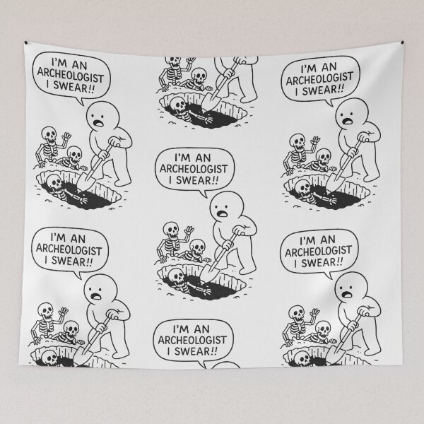 Item preview, Gift for funny archaeologists who do suspicious things designed and sold by The Nerd Gift Source.