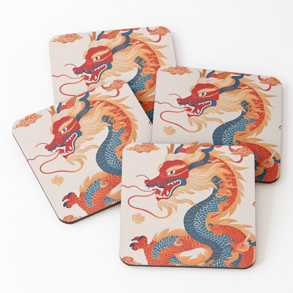 Item preview, Eastern Fire Dragon Pattern designed and sold by PatronesKawai.