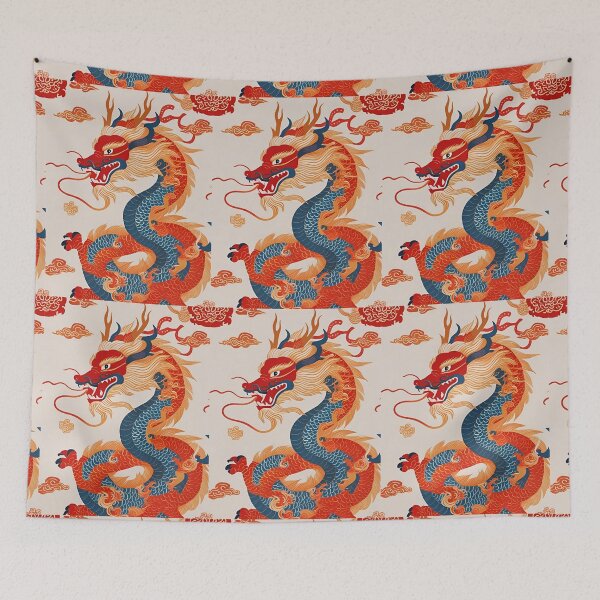 Item preview, Eastern Fire Dragon Pattern designed and sold by PatronesKawai.