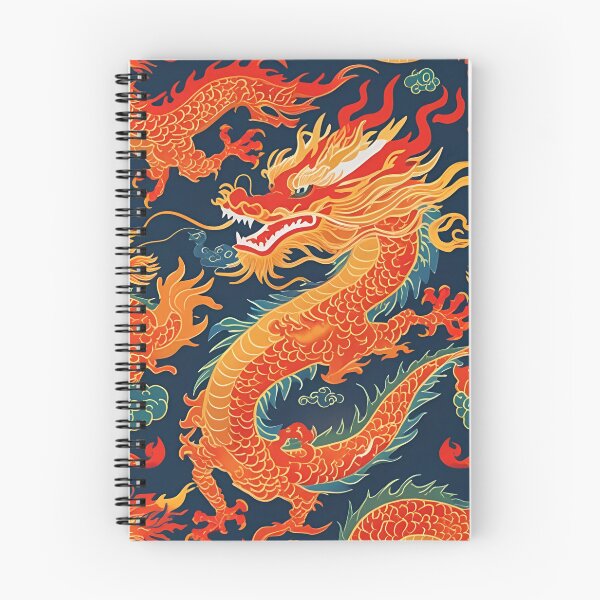 Item preview, Eastern Fire Dragon Pattern designed and sold by PatronesKawai.