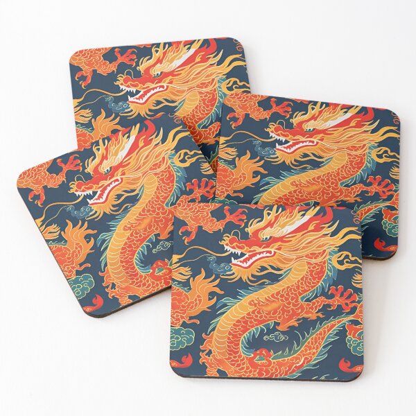 Item preview, Eastern Fire Dragon Pattern designed and sold by PatronesKawai.