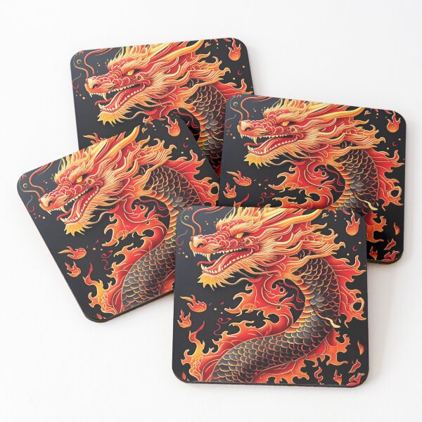 Item preview, Eastern Fire Dragon Pattern designed and sold by PatronesKawai.