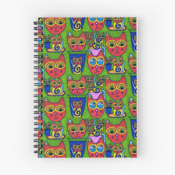 Item preview, Cat Chaos – Bold Surreal Cat Drawing designed and sold by JaySnellingArt.