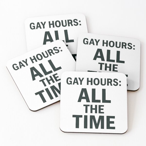 Item preview, Gay Hours: All The Time - Inclusive Fun designed and sold by Owcomm.