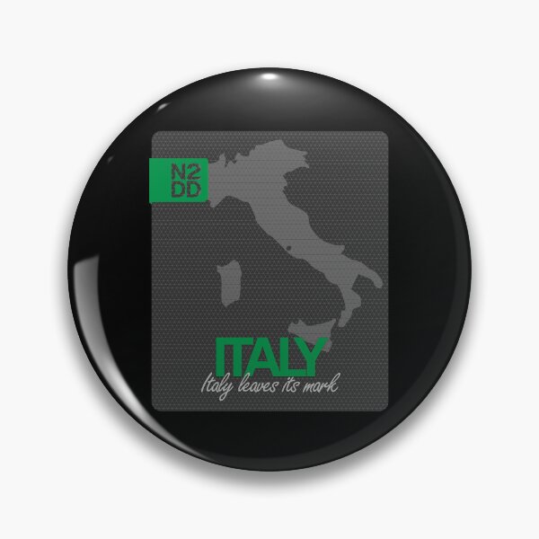 Item preview, Eslogan de Italia y el país - N2DD designed and sold by Evilcraft Designs.