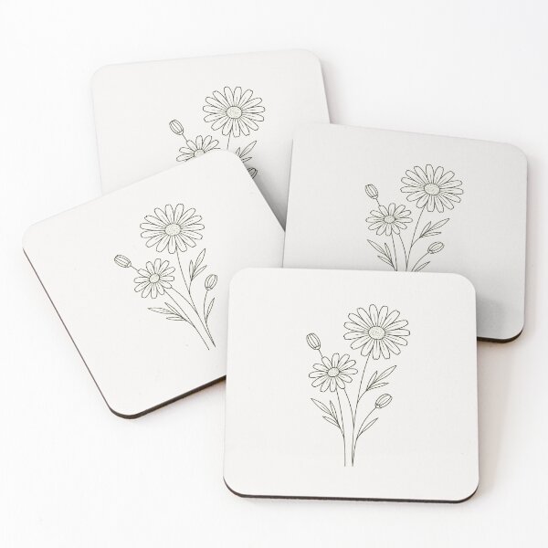 Item preview, Chamomile – Wild Herbal Line Art designed and sold by Planthem.