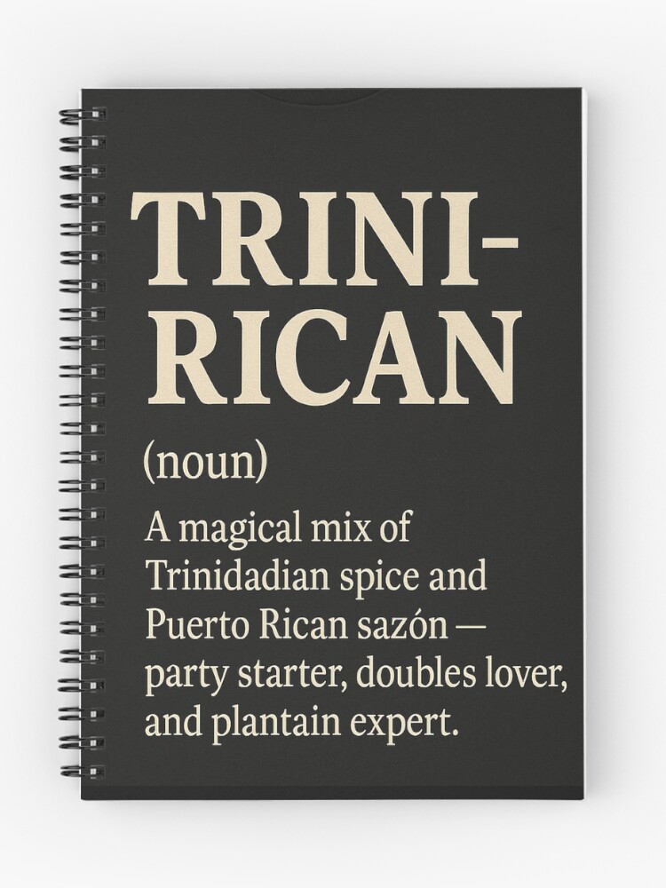 Imagen 1 de 3, Cuaderno con la obra Trini-Ricano, diseñada y vendida por Fourthcreative.