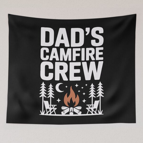 Item preview, Camping Trip Matching Family Dad's Campfire Crew Men Kids designed and sold by clothesy7.