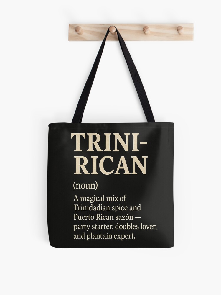 Thumbnail 1 of 2, Tote Bag, Trini-Rican designed and sold by Fourthcreative.