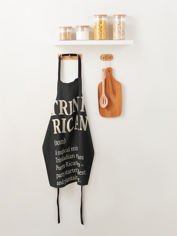 Thumbnail 4 of 6, Apron, Trini-Rican designed and sold by Fourthcreative.