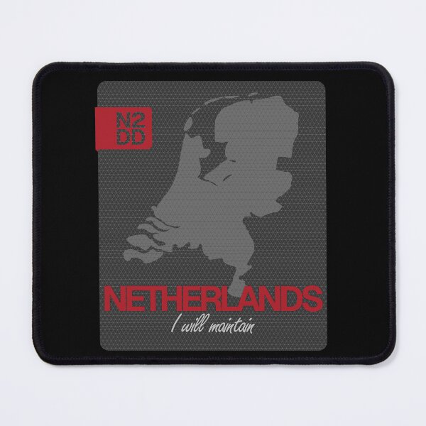 Item preview, Netherlands & Country Slogan - N2DD designed and sold by Evilcraft Designs.