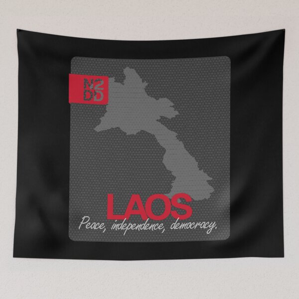 Item preview, Laos & Country Slogan - N2DD designed and sold by Evilcraft Designs.