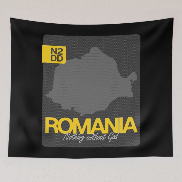 Item preview, Romania & Country Slogan - N2DD designed and sold by Evilcraft Designs.