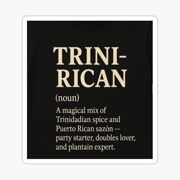Item preview, Trini-Rican designed and sold by Fourthcreative.