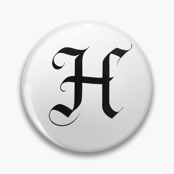 Item preview, Letter H- Initial H designed and sold by Lune & Bloom.
