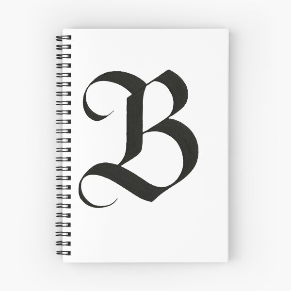 Artikelvorschau, Buchstabe B – Initiale B entworfen und verkauft von Lune & Bloom.