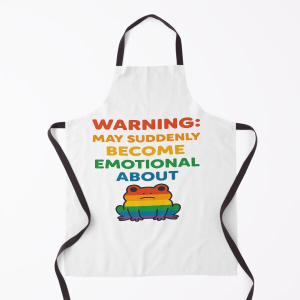 Item preview, Warning: May Suddenly Become Emotional About Our Rainbow Frog designed and sold by Owcomm.