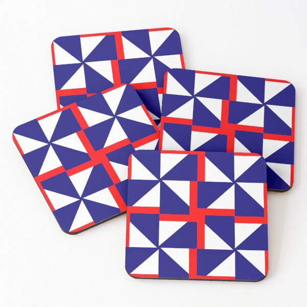 Item preview, Patriotic Patchwork Quilt Square designed and sold by DelynCreates.