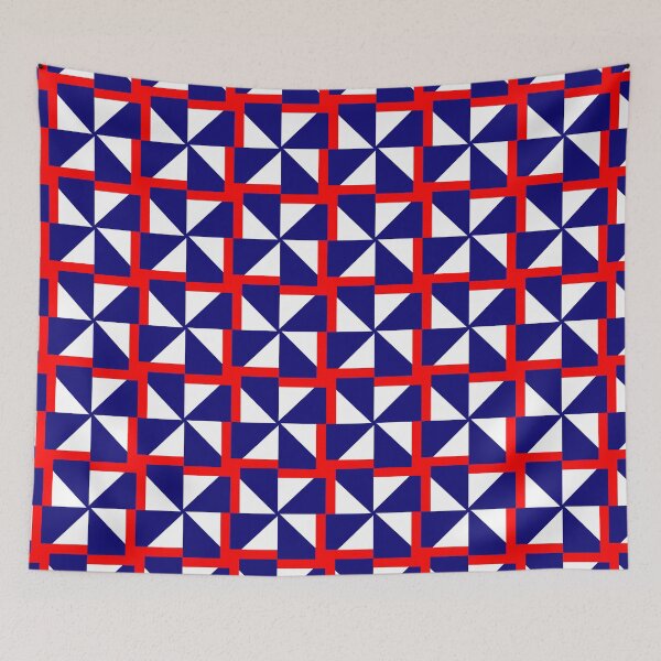 Item preview, Patriotic Patchwork Quilt Square designed and sold by DelynCreates.