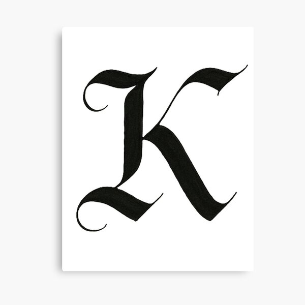 Item preview, Letter K- Initial K designed and sold by Lune & Bloom.