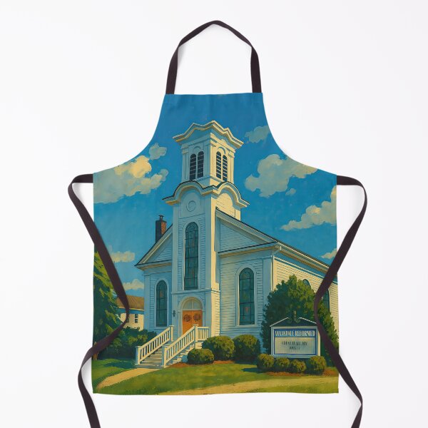 Item preview, Annandale Reformed Church – Vintage New Jersey Poster designed and sold by thaneydesign.