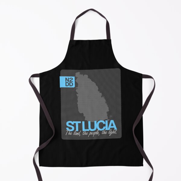 Item preview, Saint Lucia & Country Slogan - N2DD designed and sold by Evilcraft Designs.