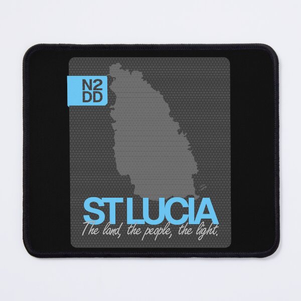 Item preview, Saint Lucia & Country Slogan - N2DD designed and sold by Evilcraft Designs.