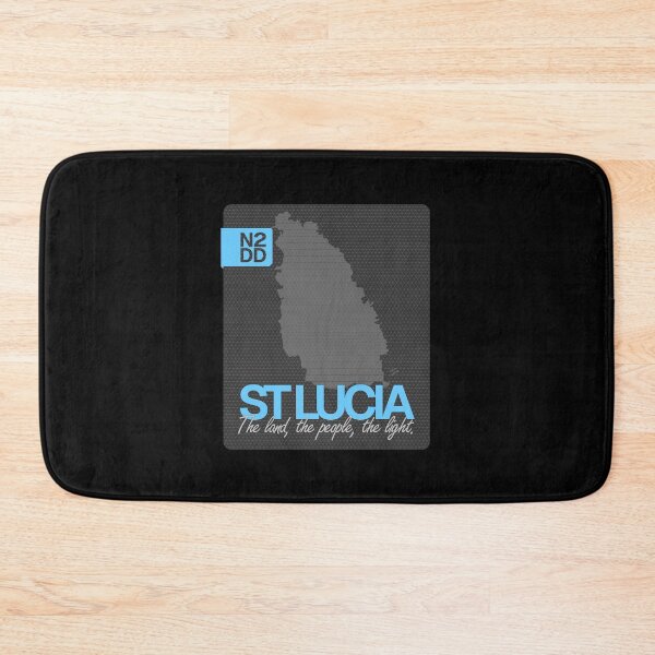 Item preview, Saint Lucia & Country Slogan - N2DD designed and sold by Evilcraft Designs.