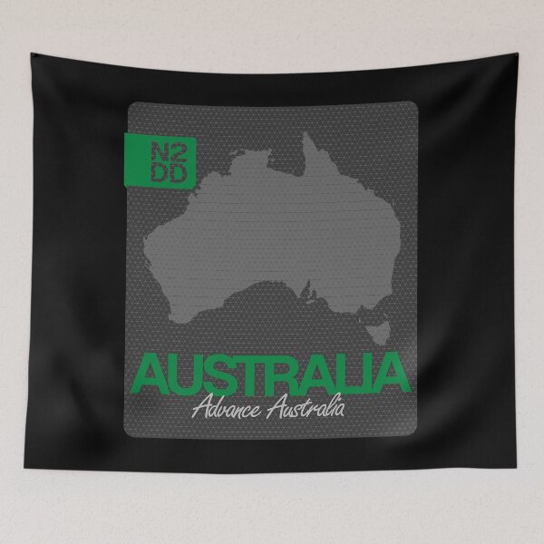 Item preview, Australia & Country Slogan - N2DD designed and sold by Evilcraft Designs.