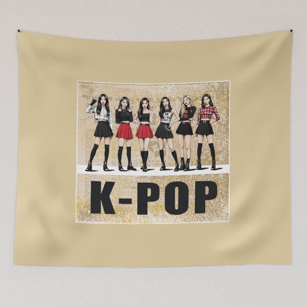 Item preview, K-Pop Girl Group Style Graphic designed and sold by KiwiRider.