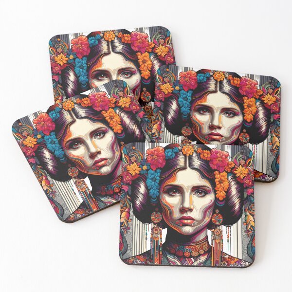Item preview, Rebel Princess – Leia en Arte Nouveau Mexicano designed and sold by Ojo de Lilith.