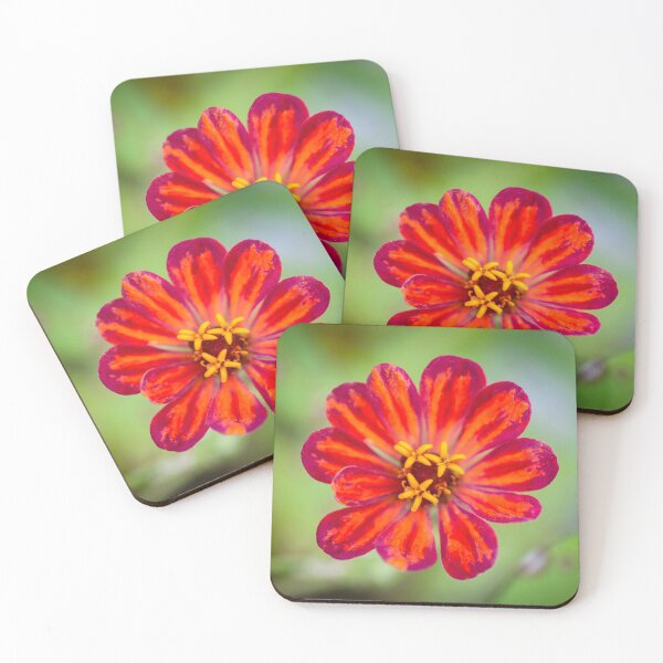 Item preview, Red Zinnias Elegans X100 designed and sold by RichFrancoCars.