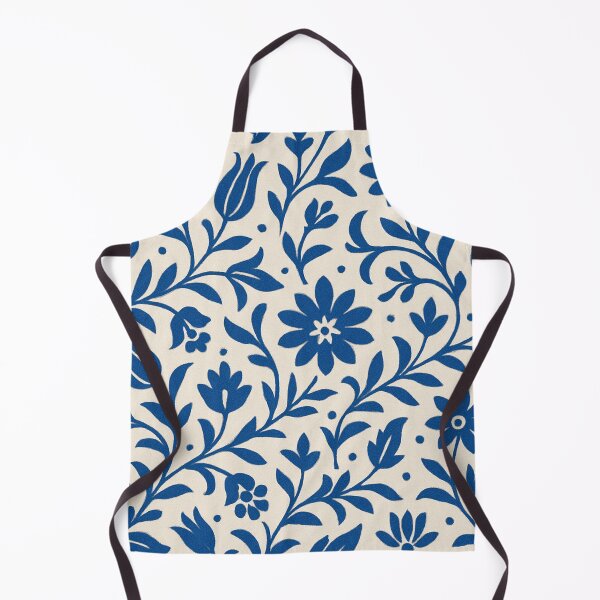 Item preview, Blue Bloom Tiles – Seamless Modern Floral Pattern designed and sold by Vintello.