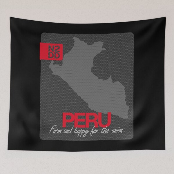 Item preview, Peru & Country Slogan - N2DD designed and sold by Evilcraft Designs.