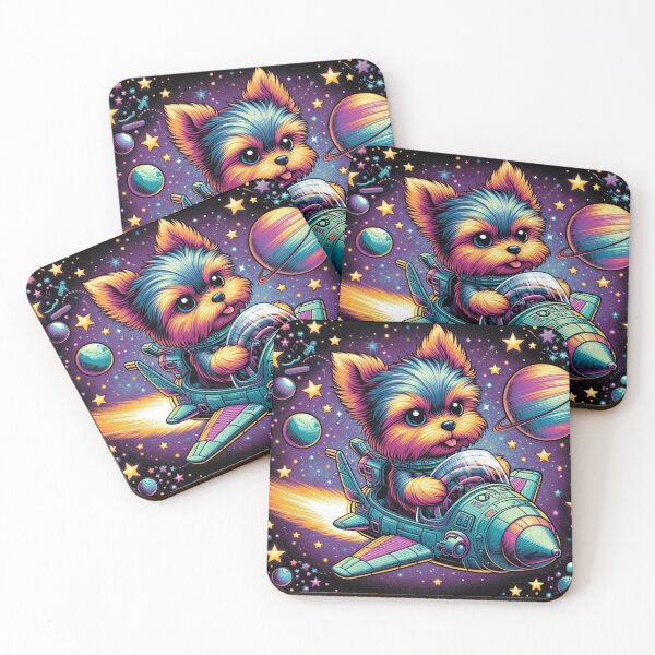 Item preview, Yorkshire Terrier Space Ranger designed and sold by MoksyPrint.