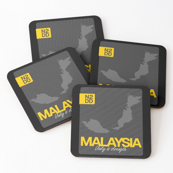 Item preview, Malaysia & Country Slogan - N2DD designed and sold by Evilcraft Designs.
