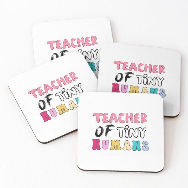 Item preview, Teacher of Tiny Humans – Cute Colorful Quote for Educators designed and sold by LifeArt24.
